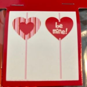 Valentine’s Day straws with attachments. (Pack of 6)